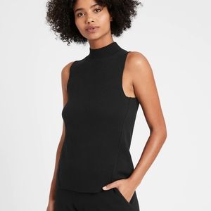 NWT Mock-Neck Sweater Shell, sz M